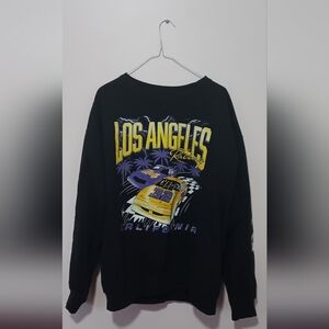 Black Los Angeles Racing Sweater
